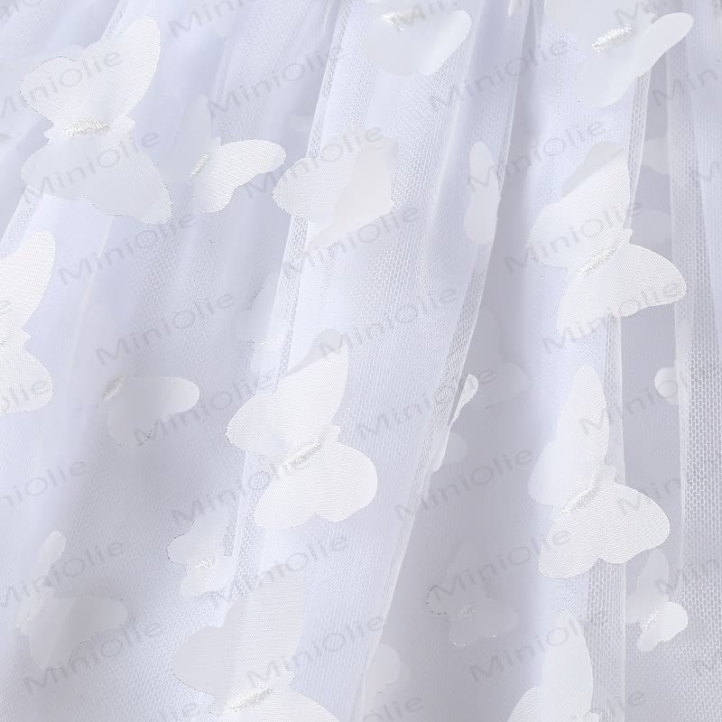 Süß Netz Kleid für Baby mit fliegenden Ärmeln - image 28