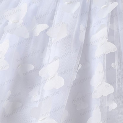 Süß Netz Kleid für Baby mit fliegenden Ärmeln - image 28