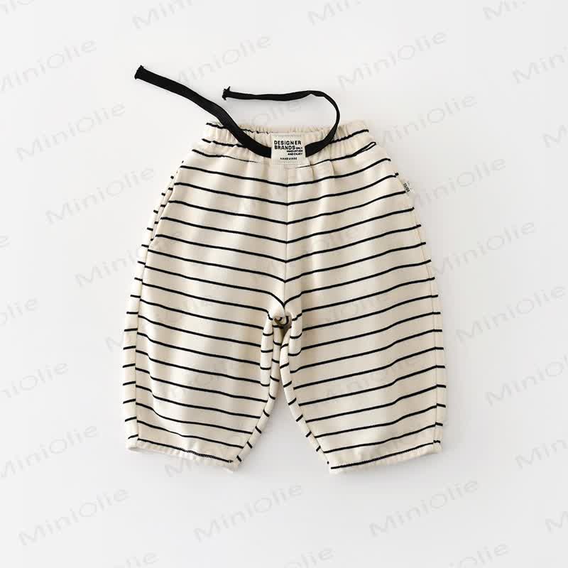 Streifen Hose für Baby und Kleinkind - Schwarz - 3-5J - image 4