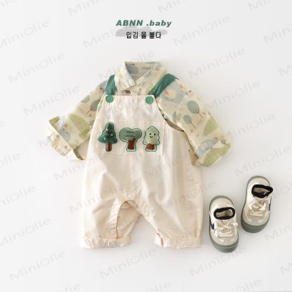 Baby Beige Baum Overalls - image 1