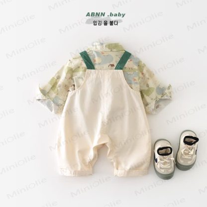 Baby Beige Baum Overalls - image 2