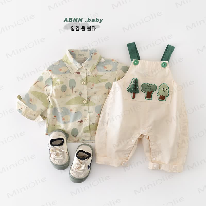 Baby Beige Baum Overalls - image 3