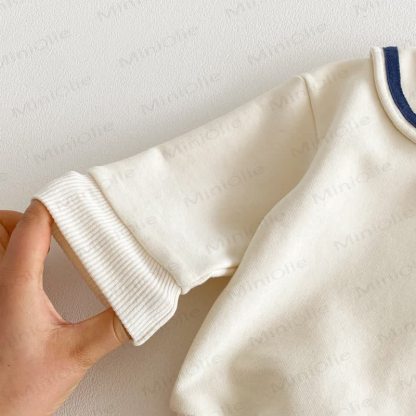 Baby Kleinkind Schleife Bär Farbblock 2-teiliges Set - image 5