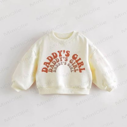 DADDY'S GIRL Baby Kleinkind Beige Sweatshirt - Creme - 3-5J - image 1