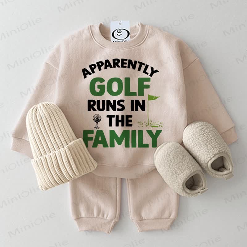 Offenbar liegt GOLF in der Familie: Baby 2-teiliges Beige Set - Beige - 2-3J - image 1