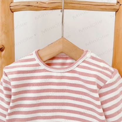 Set aus Baby Hasen- Overalls und Streifen T-Stück - image 9