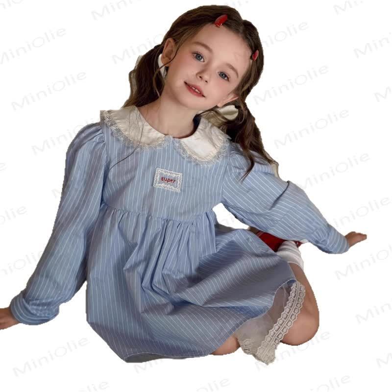 SUPER Kleinkind Kind Blau Kleid Lace - image 5