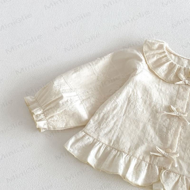 Baby Schleife - Spitze Tanktop in Einfarbig / Denim / Hose - image 15