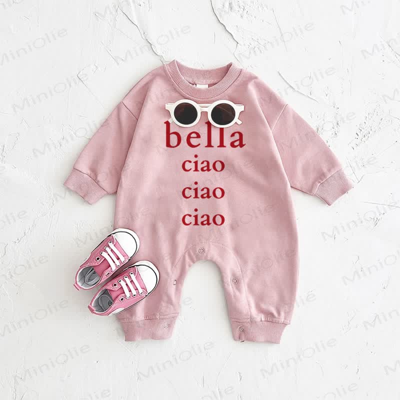 BELLA CIAO CIAO CIAO Strampler in Baby - Rosa - 2-3J - image 1
