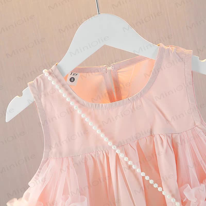 Kleinkind Kleid aus Blumen Netzstoff für Kind und Mädchen - image 8