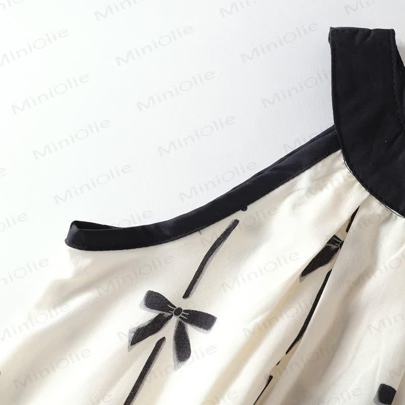 2-teiliges Set für Kleinkind , Mädchen, mit Schleife und Streifen - image 6