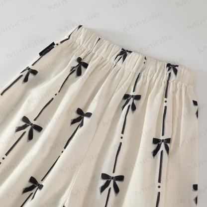 2-teiliges Set für Kleinkind , Mädchen, mit Schleife und Streifen - image 8