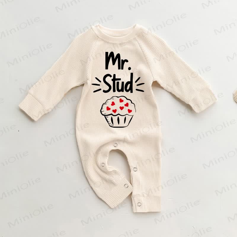 MR. STUD Baby Waffel Strampler - Beige - 18-24M - image 1