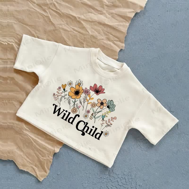 WILD CHILD Baby Blume Sommer Freizeit-T-Shirt - Weiß - 2-3J - image 1