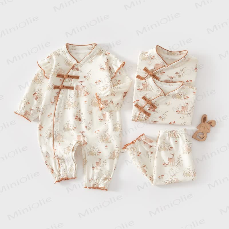 Baby Hase Mushroom Kimono Strampler - image 3