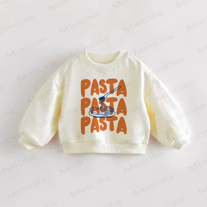 PASTA Baby Kleinkind Beige Sweatshirt - Creme - 3-5J - image 1