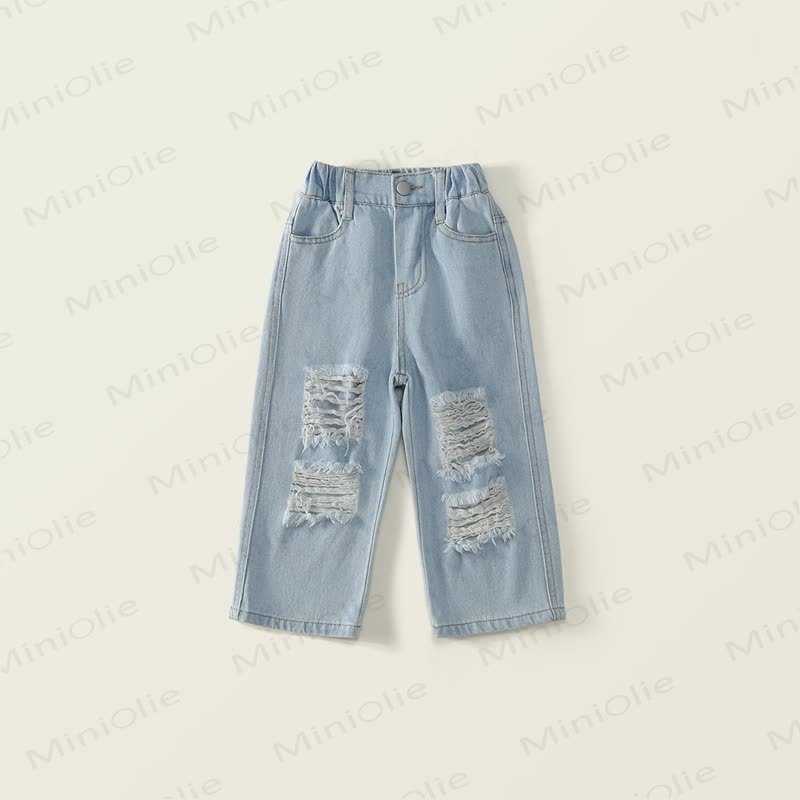 Kleinkind Kind Denim Lockere Hose - image 2