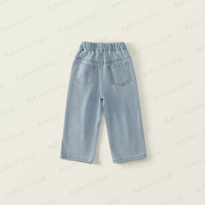 Kleinkind Kind Denim Lockere Hose - image 3