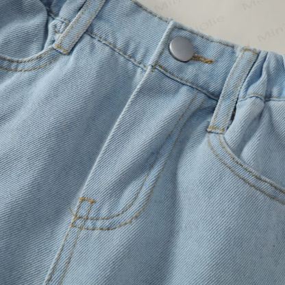 Kleinkind Kind Denim Lockere Hose - image 5