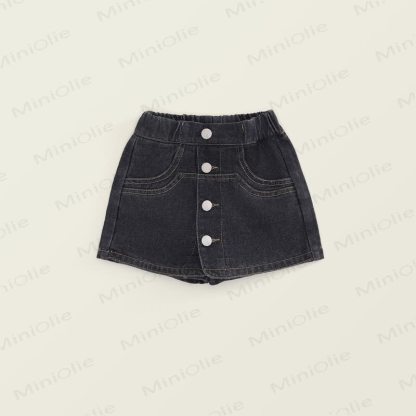 Shorts für Kind und Denim , Einfarbig - Schwarz - 10Y - image 6