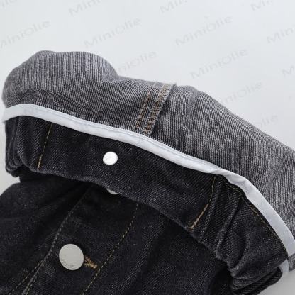 Shorts für Kind und Denim , Einfarbig - image 15
