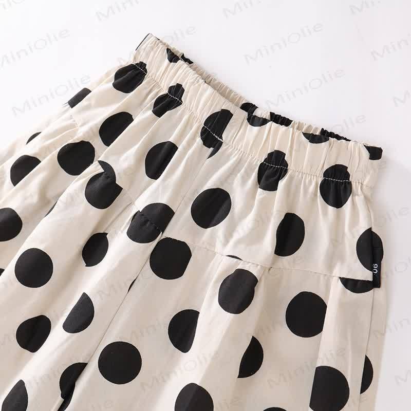 Beige Punkt 2-teiliges Set für Kleinkind und Mädchen - image 9