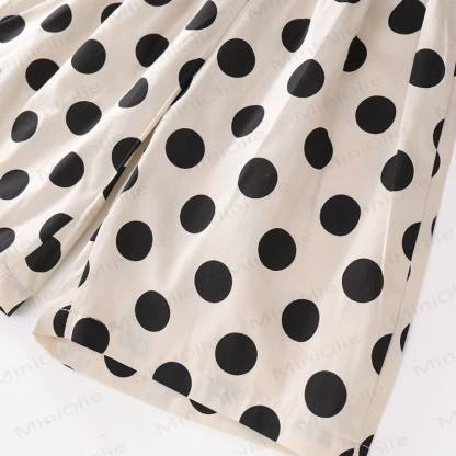 Beige Punkt 2-teiliges Set für Kleinkind und Mädchen - image 10