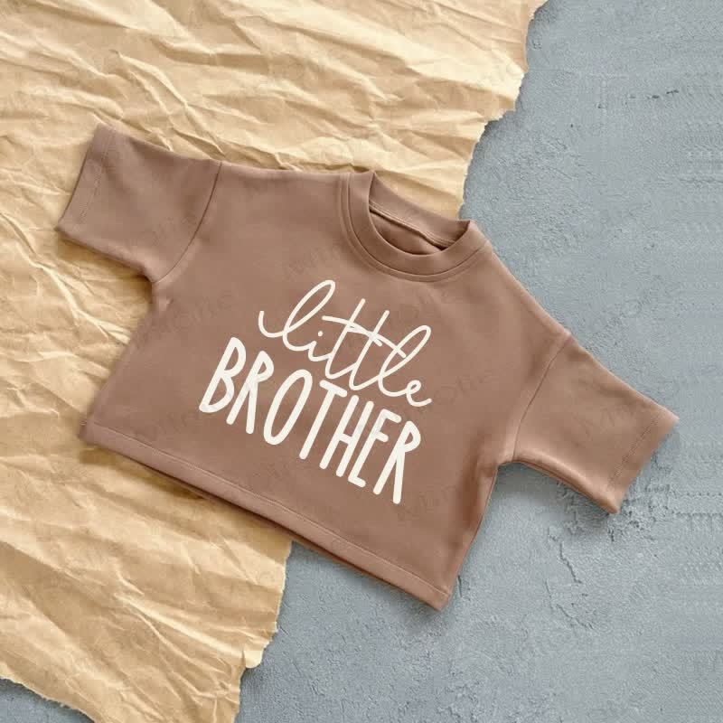 LITTLE BROTHER Baby Sommer Freizeit-T-Shirt - Braun - 2-3J - image 3
