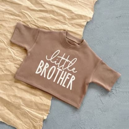 LITTLE BROTHER Baby Sommer Freizeit-T-Shirt - Braun - 2-3J - image 3