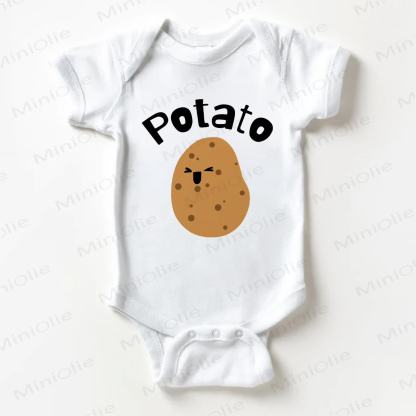 POTATO Baby Bodysuit, weiß - Weiß - 18-24M - image 1