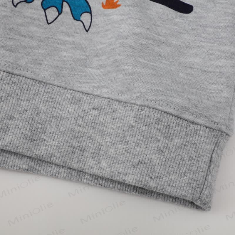 Kleinkind Dinosaurier, grauer Dinosaurier - image 4