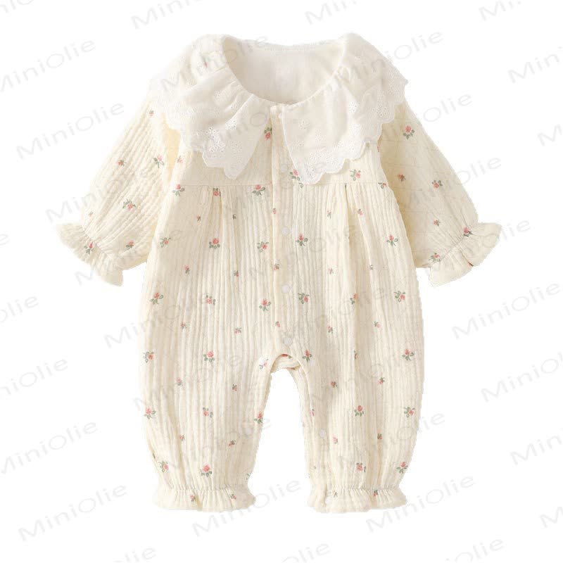 Baby Strampler mit Blumen und Zitronengelb - image 11