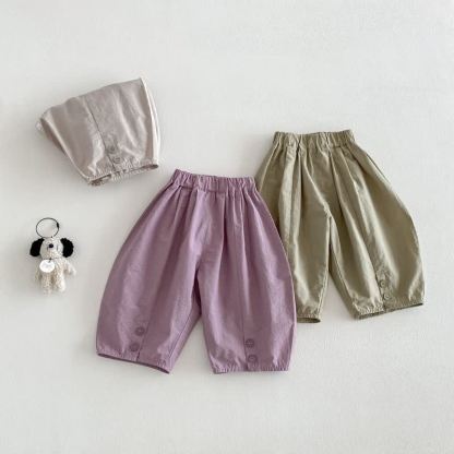 Baby Kleinkind Jungen Sommer, Einfarbig, locker, Hose , - image 2
