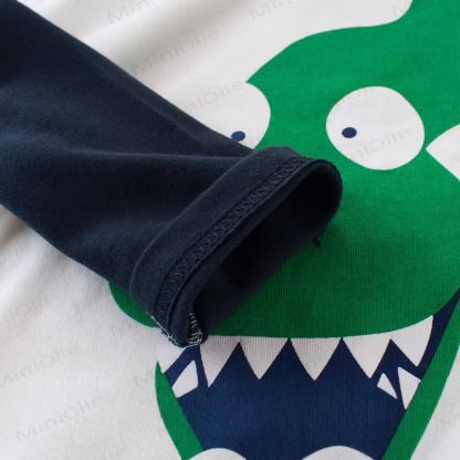 Dinosaurier Farbblock -T-Shirt für Kleinkind - image 3