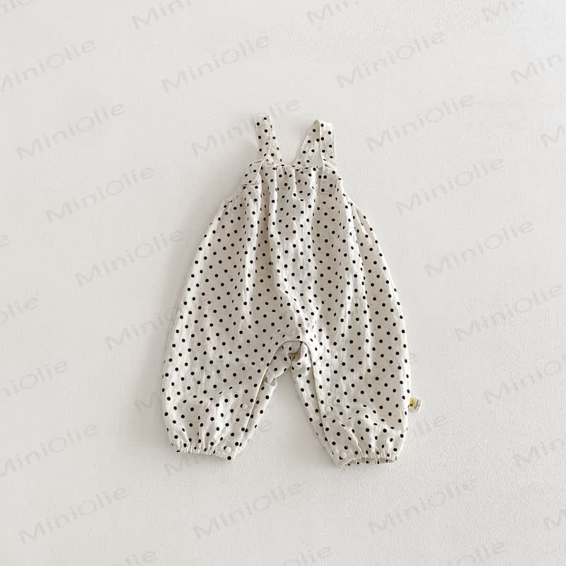 Punkt Overalls für Baby und Kleinkinder / Einfarbig Spitze - Overalls mit weißen Punkt - 2-3J - image 5