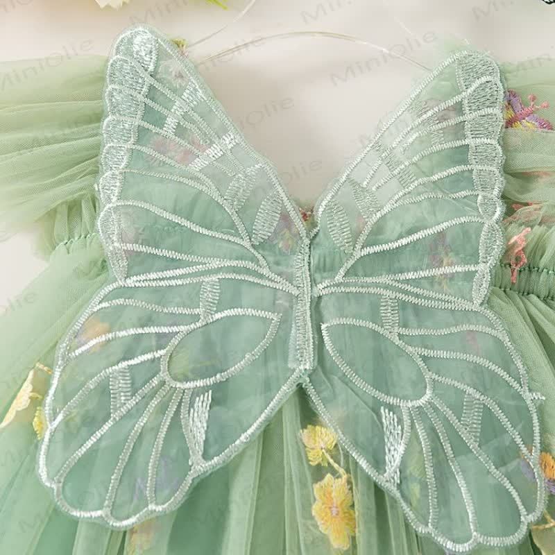 Baby Kleinkind -Mädchen- Kleid mit Blume/ Kirsche  - image 5