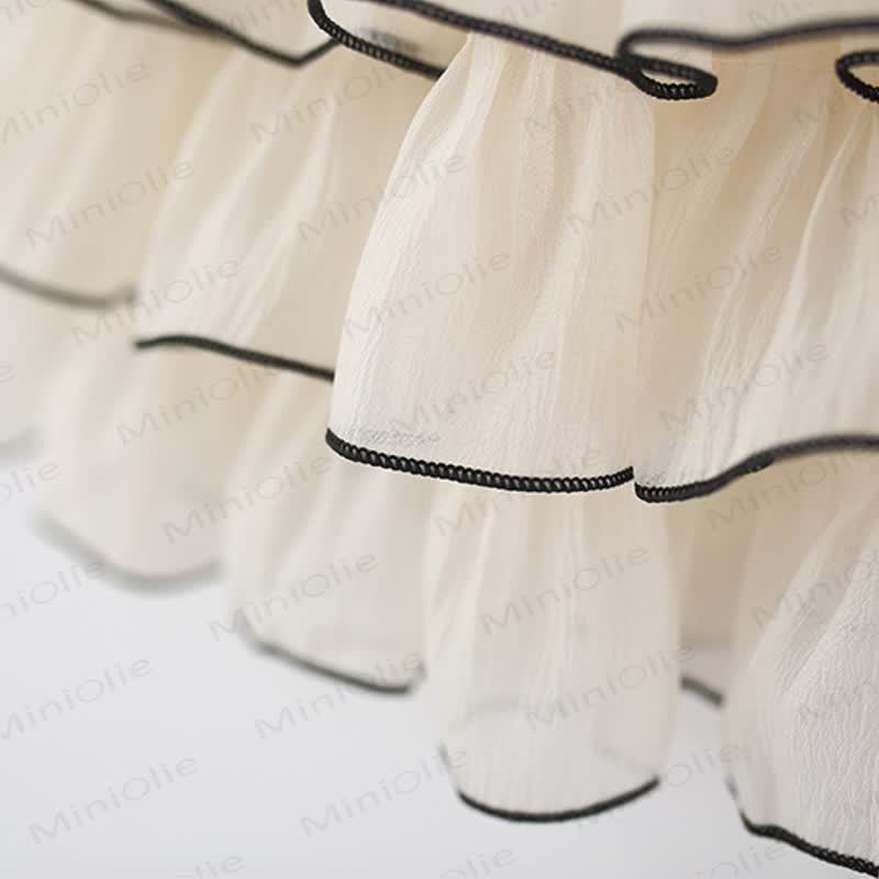 Baby Mädchen Blume Mesh- Kleid - image 9