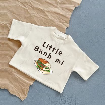 LITTLE BANH MI Baby Sommer Freizeit-T-Shirt - Weiß - 2-3J - image 2
