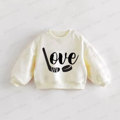 LOVE Baby Kleinkind Beige Sweatshirt - Creme - 3-5J - image 1