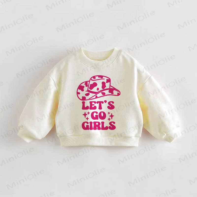 LET'S GO GIRLS Baby Kleinkind Sweatshirt - Creme - 3-5J - image 1