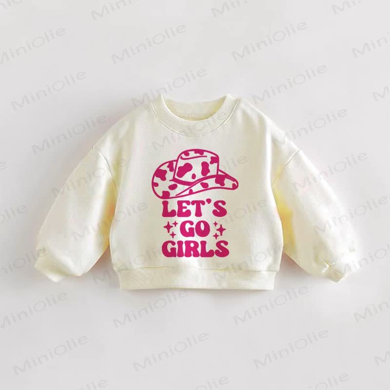 LET'S GO GIRLS Baby Kleinkind Sweatshirt - Creme - 3-5J - image 1