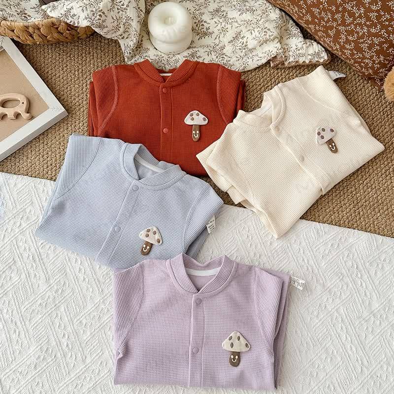  Baby Waffel Pilz- Strampler - image 6