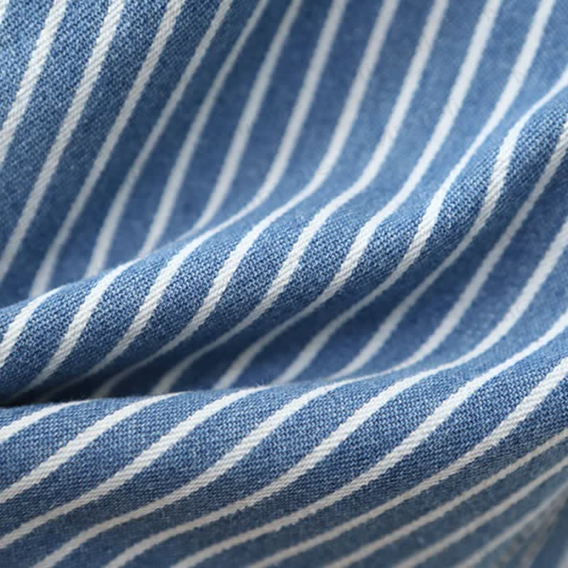 Baby Kleinkind Overalls mit Blau und weißen Streifen - image 12