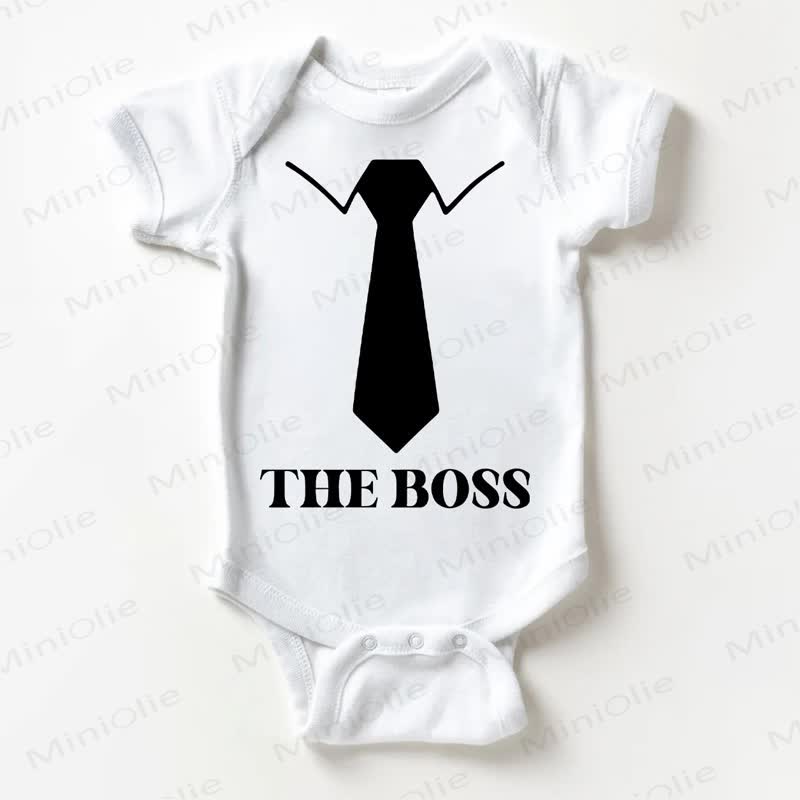 THE BOSS Baby Bodysuit, weiß - Weiß - 18-24M - image 1