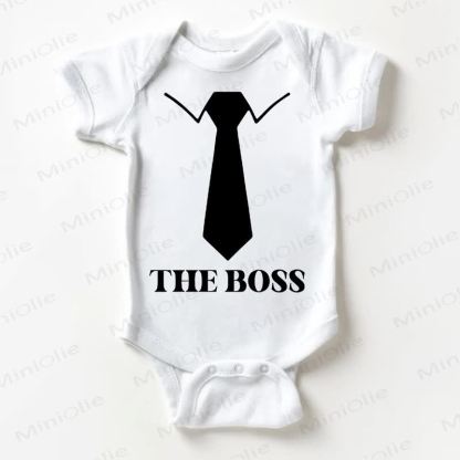 THE BOSS Baby Bodysuit, weiß - Weiß - 18-24M - image 1