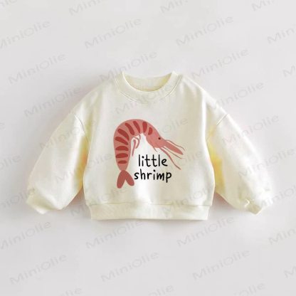 LITTLE SHRIMP Baby Kleinkind Beige Sweatshirt - Creme - 3-5J - image 1