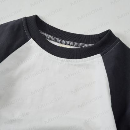 TAKE ME TO MY AUNT, YOU PEASANT! Baby Raglan- Spitze in Dunkelgrau - image 2