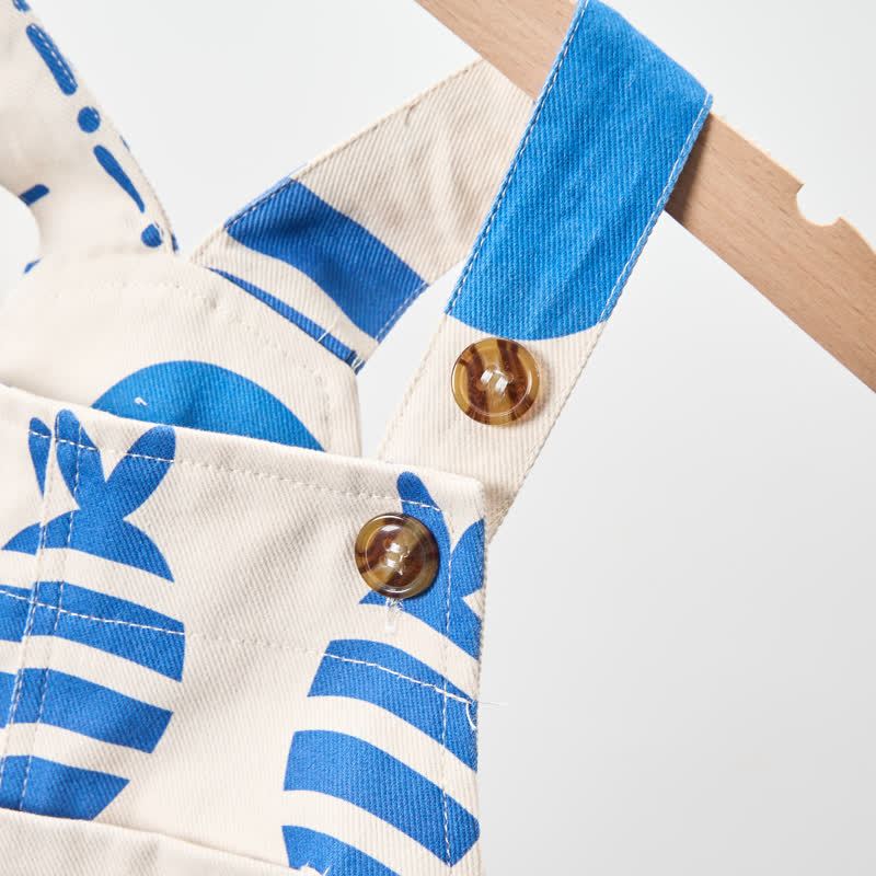 Baby und Kleinkind Overalls , weiß, mit Tier , Ozean  - image 4