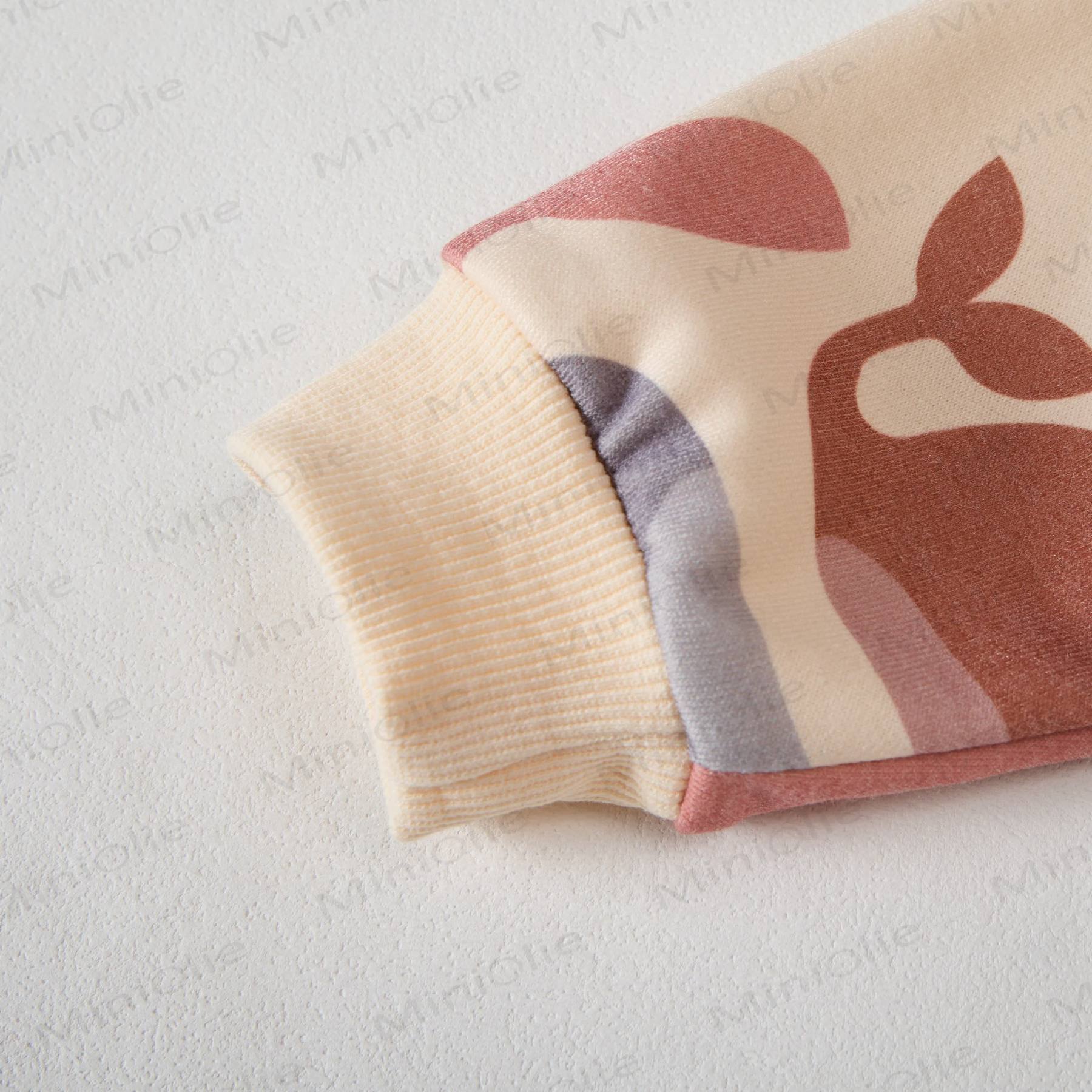 Niedliches Baby Sweatshirt mit Wal-Motiv , 2-teilig , Beige - image 3