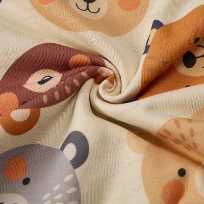 Baby Sweatshirt mit Bär , Mehrfarbig, beige, 2- Beige Set - image 5